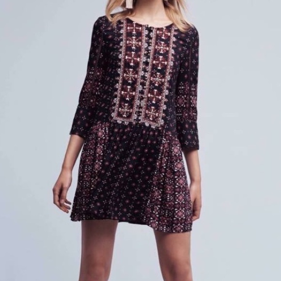 Anthropologie Vanessa Virginia Kaleidoscope Dress - Picture 8 of 11